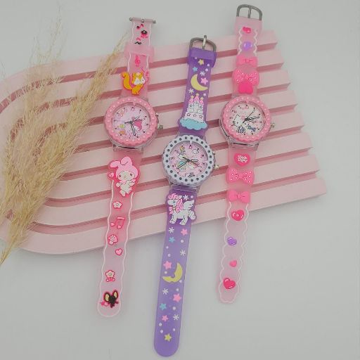 ساعت بچه گانه چراغ دار کد 1658 - خرید آنلاین از گالری آداس